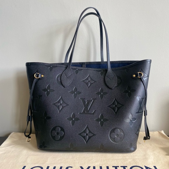 Louis Vuitton Neverfull MM Black Empreinte Leather - Picture 9 of 11
